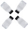 4 Pcs Mini Fridge Bottles,Mini Milk Bottles, Small Bottles With Lids,Mini Plastic Bottles, 250ml Plastic Bottles, Ideal for Milk, Empty Reusable Bottles for Mini Fridge, Juice, and Other Beverages