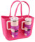 INCYCALL 2-Pack Bogg Bag Cup Holder for Stanley/Owala/Yeti, Large Cups Holder Fit 16-40oz, Adjustable Bogg Bag Cup Holder Accessories Compatible with All Bogg Bag, Rose Red
