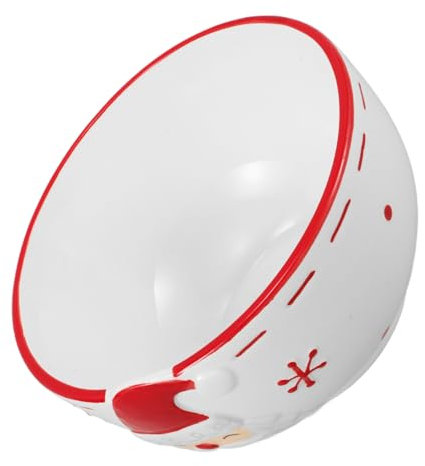 Cabilock Cuenco De Cerámica De Navidad Tazón De Ensalada Tazón De Postre Pequeño Decorativo Ideal Para Fiestas Para La Cocina
