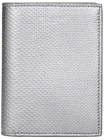 Saint Laurent Herren Geldbörse Leder Silber Schwarz, silber