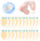 Pansement Ampoule Talon, 20 Pièces Pansements Hydrocolloïdes Imperméables Protection du Talon Soulagement des Douleurs de Frottement sur les Orteils, l'Avant-Pied et le Talon