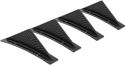 Auto Heckstoßstange Spoiler, für Audi A4 B9 Avant/Kombi 2015-2023 2024 Haifischflosse Heckspoiler Heck Diffusor Splitter Anti-Crash Stoßstange Chassis