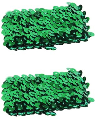 DIEKE Glänzende fingerlose Armstulpen mit Pailletten-Manschetten-Verlängerung, elastisch und bequem für Frauen, Party, Bühnentanz, Outfit, Party, Kostümzubehör