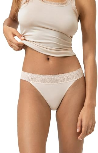 Mey Damen String mit Spitze Serie Modal Lace | Zeitloses Design, Mit elastischem Spitzenbund, Ohne Seitennähte, Weicher Griff, Baumwolleinsatz, Gr. XS-XXL