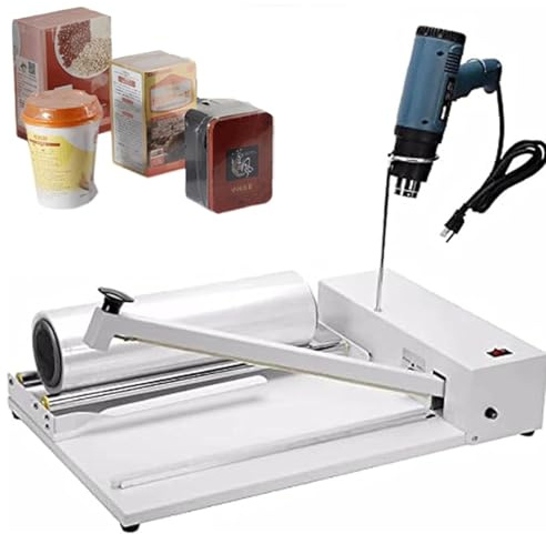 Shrink Wrap Machine with Heat Gun for Packaging and Sealing