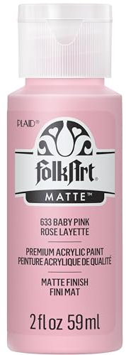 Folk Art Acrylic Paint, Baby Pink, 2 oz