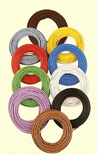 Brawa 3106 Litze 0,14mm² 10m Ring dunkelbraun