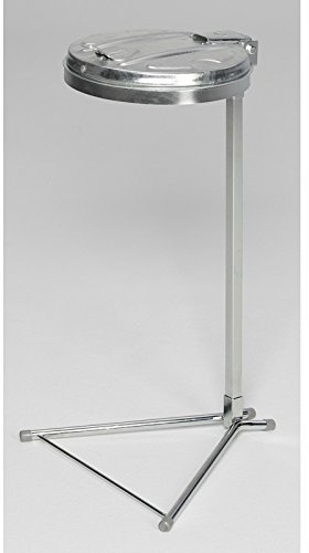 VAR Abfallsammler Standard, verzinkt, Deckel silber, aus Kunststoff, BxTxH 500x530x980 mm
