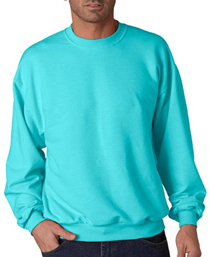 Jerzees 562 Adult Nublend Crew Neck Sweatshirt - Scuba Blue44; Small