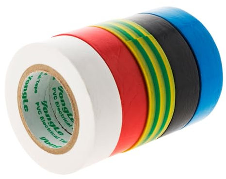 Lot de 5 rubans adhésifs 15mm x 10m - Zenitech