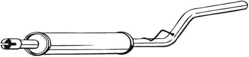 BOSAL 278-337 Mittelschalldämpfer Kompatibel mit VW Caddy III Kombi 2KB, 2KJ, 2CB, 2CJ 2K0253209 2K0253209M