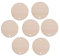 rosenice Holzscheiben mit Loch 3.8cm Holz Verzierung Scheiben für DIY Handwerk 60pcs