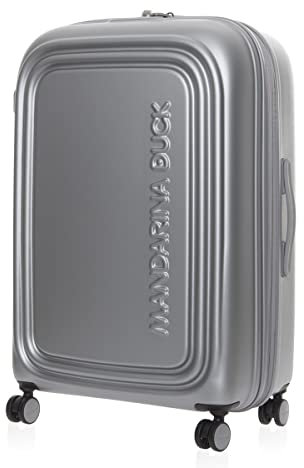 Mandarina Duck LOGODUCK + Trolley L EXP Silver (Silber) 49x75x31/34(BxHxB)