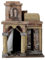 Arabisches Haus mit Kuppel und Zelt für Krippe 10 cm, 25x15x20 cm