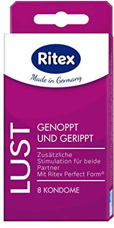 Ritex Lust Kondome. Genoppt und Gerippt