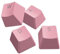 Razer Doubleshot PBT Keycap Upgrade Set for Mechanical & Optical Keyboards: Compatible with Standard 104/105 US and UK layouts - Quartz Pink