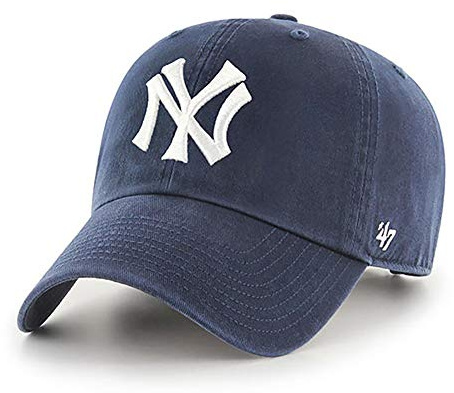 47 MLB Caps verstellbar Klettverschluss Baseball Kappe gebogener Schirm Teamlogo