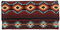 chaqlin Geldbörse für Damen, PU-Leder, lang, Kreditkartenhalter, Organizer, Clutch, Reißverschluss, Handy-Tasche, Azteken-Stil (Rot) - S-ALL5093D97-55