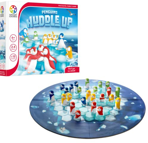 SmartGames Penguins Huddle Up Game for 2-4 Players Ages 6 - Adult