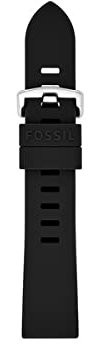 FOSSIL Armband für Unisex Uhren 20MM Anstoßbreite, Silikonarmband, S201114