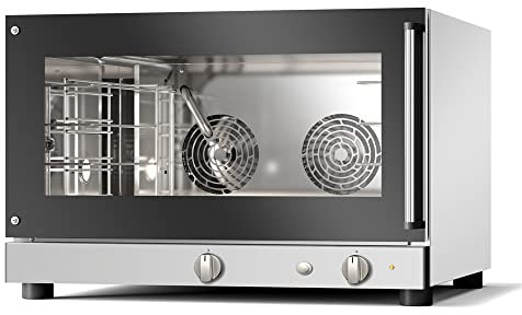 MBH - Horno para Pan Profesional 4 bandejas 60x40. Horno industrial para panadería y pastelería - MADE IN ITALY