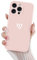 Compatible for iPhone 15 Pro Max Case, Cute Love Heart Pattern Girls Women Soft Silicone Phone Case Shockproof Slim Light Camera Protection Bumper Cover for iPhone 15 Pro Max -Pink