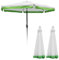 Sunshine Outdoor 2,7 m Terrassenschirm Ersatzdach Marktschirm Top Outdoor Regenschirm Baldachin für 8 Rippen (nur Baldachin), Weiß und Grün (2 Stück/Paket)