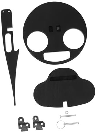 OFFSCH Tragbarer Klapp Weintisch Outdoor Doppelschichtiger Runder Holztisch Für Garten Camping Picknick Strand