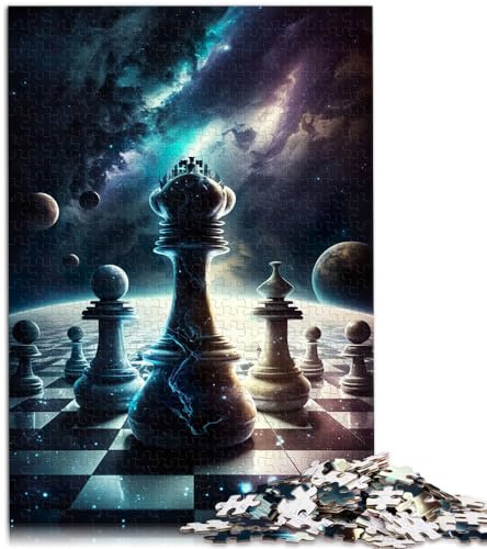 Puzzle Jigsaw Puzzle Battle of Kings Chess Jigsaws Puzzles 1000 Piece Puzzles For Adults wooden puzzle learning educational jigsaw puzzle(50x75cm)