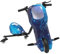 Kinder Elektro Driftscooter Elektromotor Dreirad 250W Drift Trike Roller mit 2.6Ah Batterie Lange Ausdauer LED-Beleuchtung Verstellbarer Sitz für 5-12 Jahren Kinder (Starry Blue)