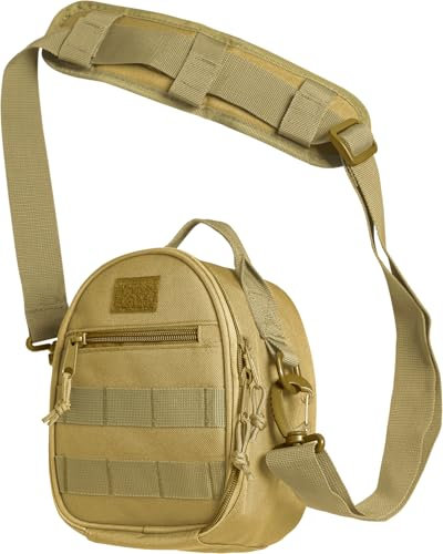 ACE Schakal Gehörschützer-Tasche - Tragetasche kompatibel mit Kapsel-Gehörschutz von Sordin, Howard Leight UVM. - Beige