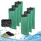 6 Stück Aquarium-Filterkartuschen für Tetra EasyCrystal Filter 250 und EasyCrystal FilterBox 300, mittlere Ersatzfilterkartuschen mit Ultra-Aktivkohle und Zeolith