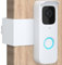 Blink Doorbell Mount, Anti Theft Blink Video Doorbell Mount, No Drill Door Mount for Blink Video Doorbell Camera, No Block Sensor & Night Vision & Weather Proof White