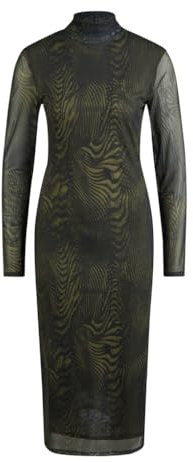 Marc Aurel Kleider-Jersey Khaki Varied - 38