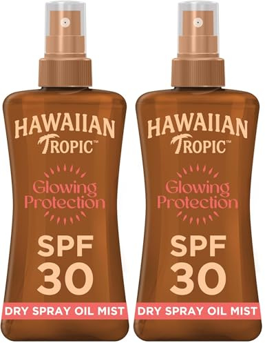 HAWAIIAN Tropic Spray Huile Protectrice SPF30 200 ml (Lot de 2)