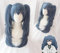 Tokyo Ghoul Saiko Yonebayashi Cosplay Perücken Langes gewelltes Kunsthaar Perucas Cosplay Perücke + Perückenkappe Blau