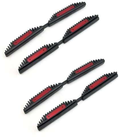 JOYOLA 4 Pièces Protections de Portière de Voiture, Réfléchissante Protege Portiere Voiture, Protecteur pour Le Bord de la Porte, Protection Portiere, Accesoire Voiture pour Eviter Les Rayures