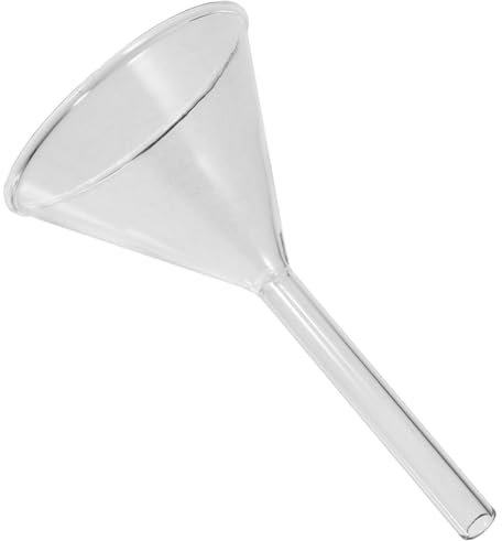 PRETYZOOM Funnel Triangle for Filling Bottles Solid Triangle Funnel Analytical Chemistry Labware