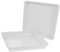 Toyvian 2 Piezas Bandeja de Maceta Exterior Drenaje Cuadrado maceteros Plato de Plantas Jardinera Cuadrada Bandeja para Maceta Cuadrada Maceta de Flores el plastico
