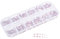 Angoily Acryl-Strasssteine Diamant Hotfix Nagelsteine Juwelen Handwerk Nagelschmuck für Nagelkunst Nagelschmuck Steine Glas-Strasssteine ​​Flatback Nagelcharme aus Kristall Edelsteine Rosa