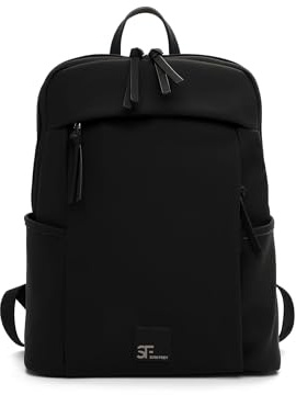 SURI FREY Rucksack mit Laptopfach SFY Shiny Cityrucksack Black schwarz