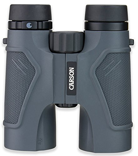 Carson Full-Size Fernglas, 10x42mm, wasserdicht und beschlagfrei, HD-Optik (TD-042)