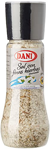 Dani - Sal con Finas Hierbas con Molinillo - Tamaño Familiar 390 gr.
