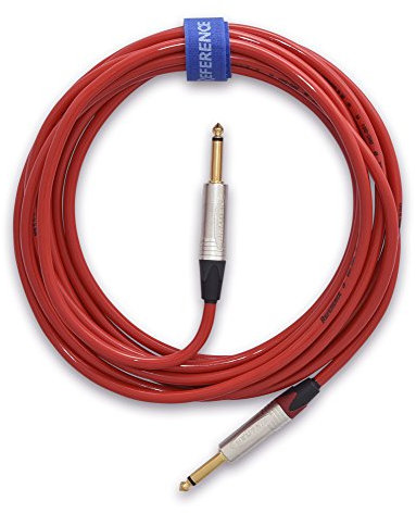 CAVO PROFESSIONALE PER CHITARRA ROCK JACK 6,3MM - JACK 6,3MM 4,5MT REFERENCE RICS01R