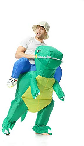 EONPOW Inflable Traje Halloween Cosplay Fiesta Fantasía Carnival Adulto Caballo Cowboy Disfraces Inflable Inflable Traje