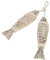 Fangoo 2 Stück Hölzerne Fisch Dekoration Hängende Holz Wanddekoration, Antike Hand geschnitzt nautischen Holz Fisch Ornament Strand Themed Wandkunst für Hauswand Decoration