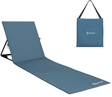 Homecall Strandmatte mit Rückenlehne - (Blau)