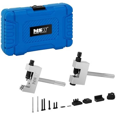 MSW Herramienta para Remachado de Cadena de Distribución Taller Auto MSW-ETT-24 (Profesional, Compatible con Mercedes etc, 13 Piezas)