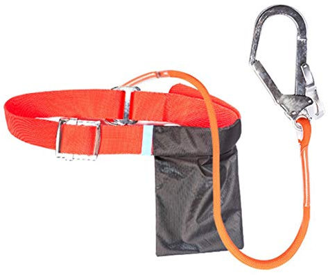 heresell Fallschutz Auffanggurt Absturzsicherung Vollkörper Auffanggurt Sicherheitsgurt Mit Haken Und Bauchtasche, Mehrzweck Ganzkörper Taille Schutz Gürtel Für Outdoor Baumklettern Rettung ()