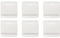 CreaFlor Home Villeroy & Boch Manufacture Rock Blanc - Set di 6 piatti piani, in porcellana, 28 cm, colore: Bianco